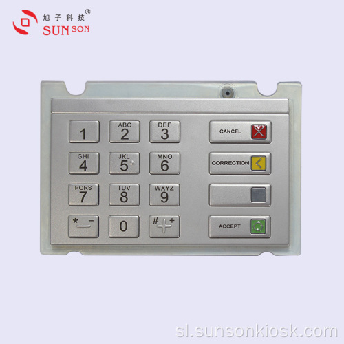 Prvovrstna šifrirna blazinica PIN za plačilni kiosk